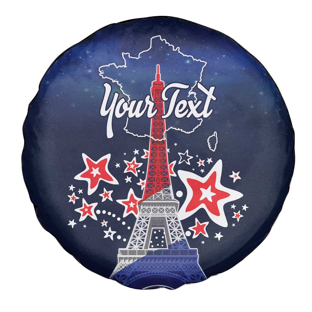 Personalized Happy Bastille Day Spare Tire Cover Vive la France!