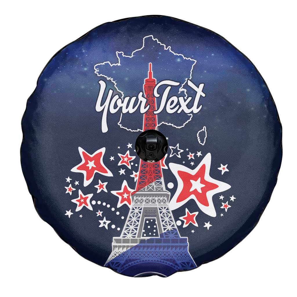 Personalized Happy Bastille Day Spare Tire Cover Vive la France!
