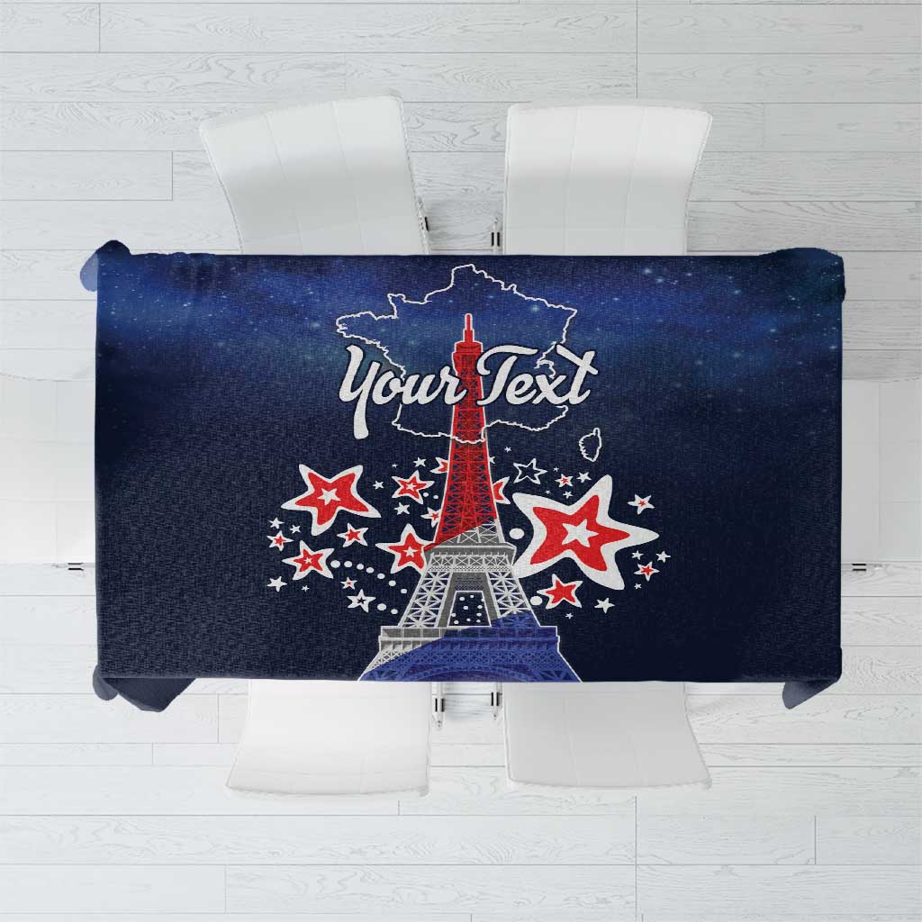 Personalized Happy Bastille Day Tablecloth Vive la France!