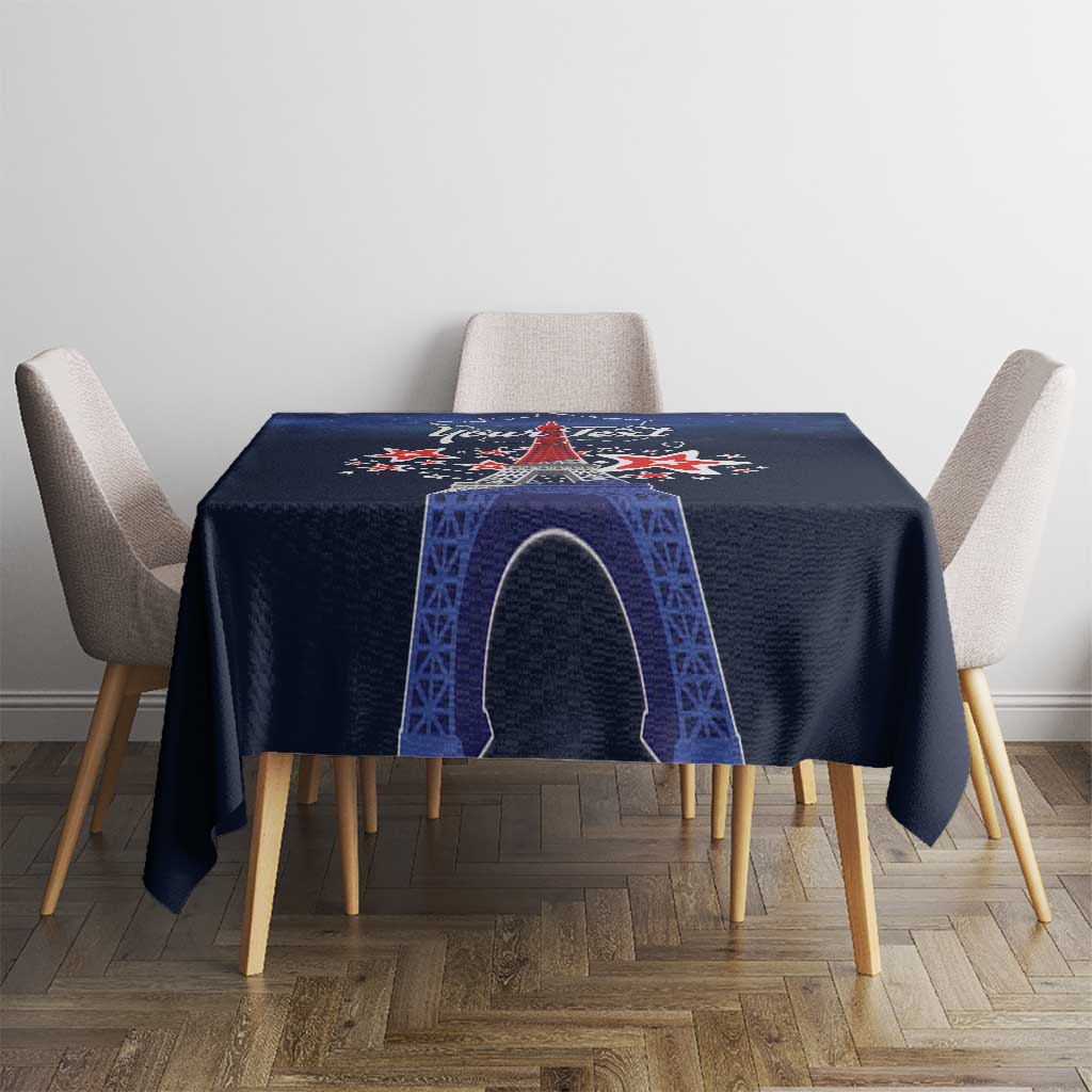 Personalized Happy Bastille Day Tablecloth Vive la France!