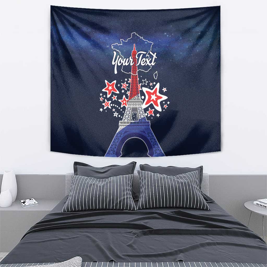 Personalized Happy Bastille Day Tapestry Vive la France!
