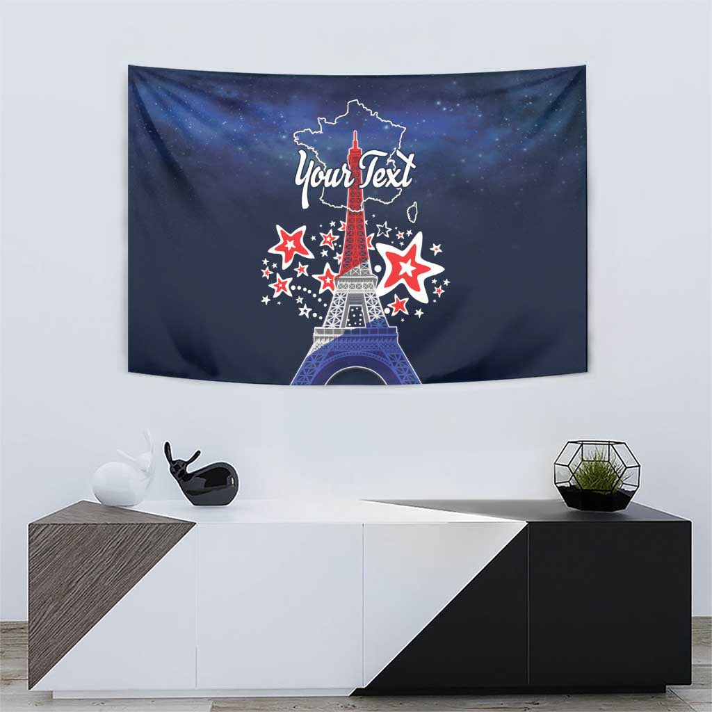 Personalized Happy Bastille Day Tapestry Vive la France!