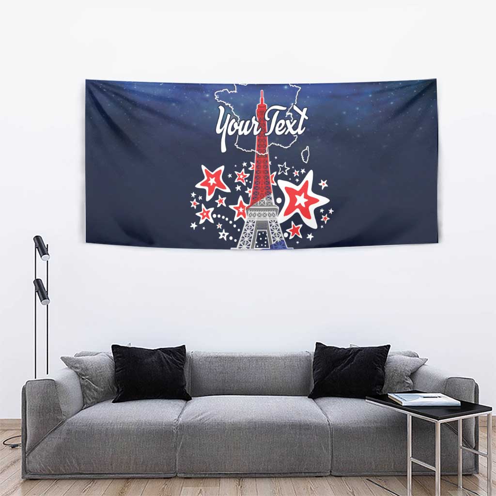 Personalized Happy Bastille Day Tapestry Vive la France!