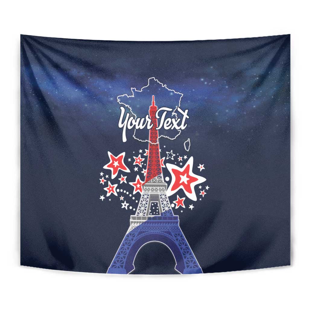 Personalized Happy Bastille Day Tapestry Vive la France!