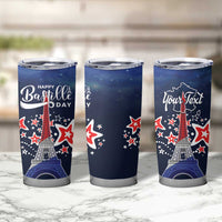 Personalized Happy Bastille Day Tumbler Cup Vive la France!