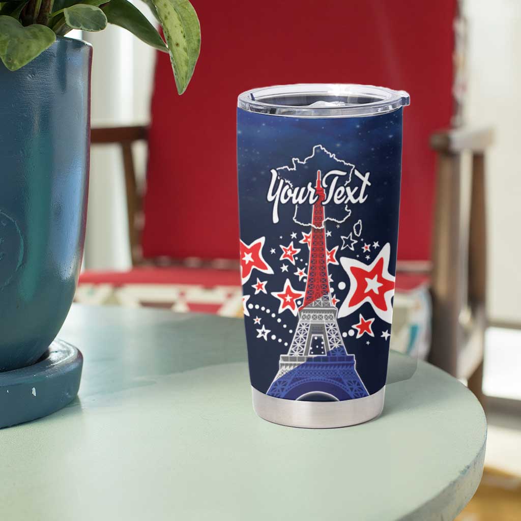 Personalized Happy Bastille Day Tumbler Cup Vive la France!