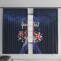 Personalized Happy Bastille Day Window Curtain Vive la France!