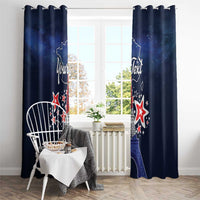 Personalized Happy Bastille Day Window Curtain Vive la France!