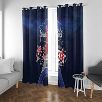 Personalized Happy Bastille Day Window Curtain Vive la France!