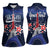 Personalized Happy Bastille Day Women Sleeveless Polo Shirt Vive la France!