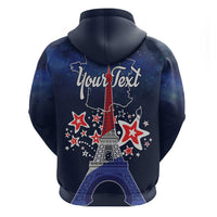 Personalized Happy Bastille Day Zip Hoodie Vive la France!