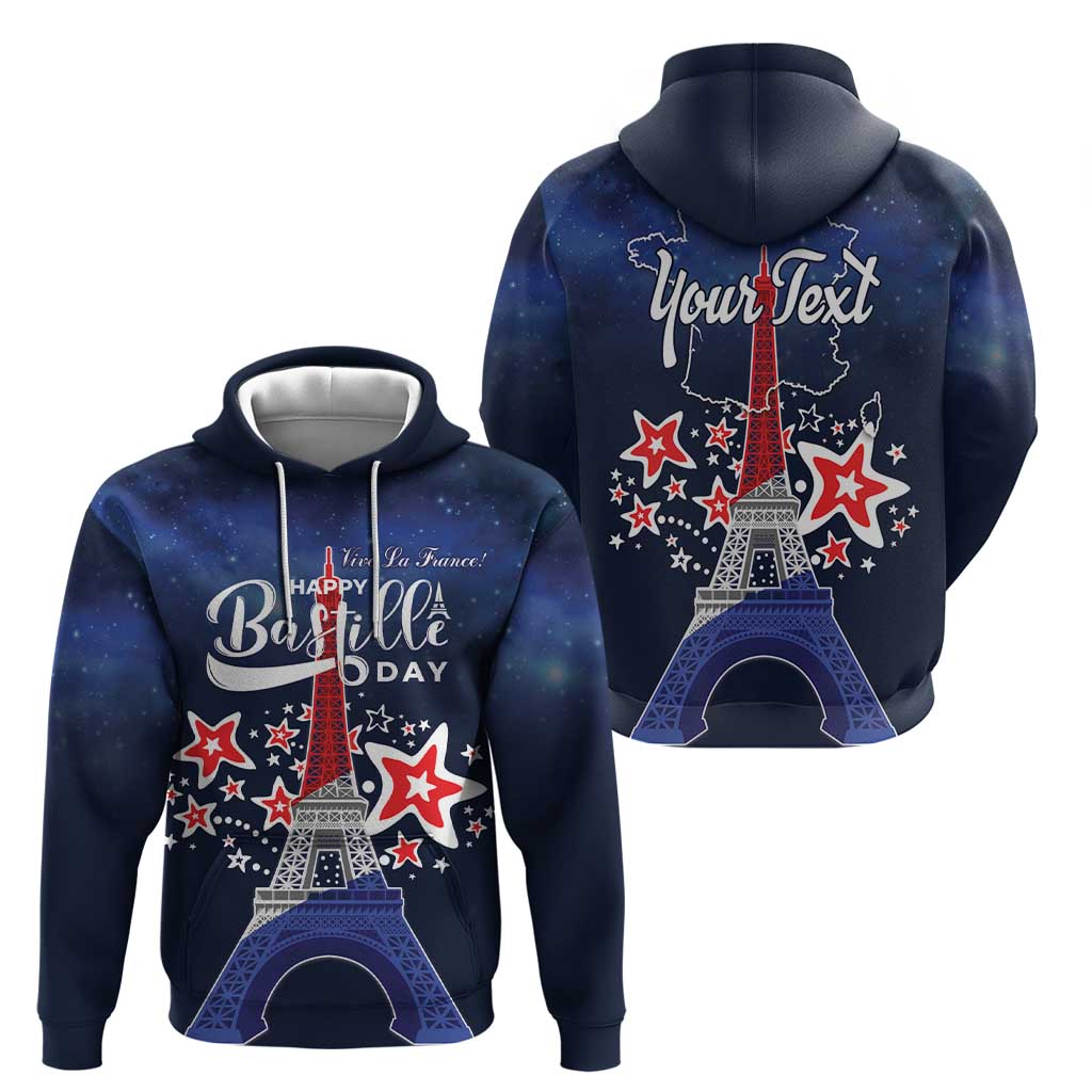 Personalized Happy Bastille Day Zip Hoodie Vive la France!