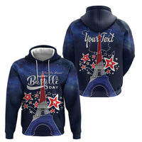 Personalized Happy Bastille Day Zip Hoodie Vive la France!