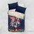 French American Heritage Month Bedding Set Gallic Rooster And Bald Eagle