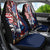 French American Heritage Month Car Seat Cover Gallic Rooster And Bald Eagle