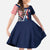 French American Heritage Month Family Matching Summer Maxi Dress and Hawaiian Shirt Gallic Rooster And Bald Eagle