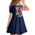 French American Heritage Month Family Matching Summer Maxi Dress and Hawaiian Shirt Gallic Rooster And Bald Eagle