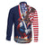 French American Heritage Month Family Matching Summer Maxi Dress and Hawaiian Shirt Gallic Rooster And Bald Eagle