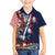 French American Heritage Month Kid Hawaiian Shirt Gallic Rooster And Bald Eagle