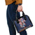 French American Heritage Month Shoulder Handbag Gallic Rooster And Bald Eagle