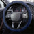 French American Heritage Month Steering Wheel Cover Gallic Rooster And Bald Eagle