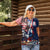 French American Heritage Month Women Polo Shirt Gallic Rooster And Bald Eagle