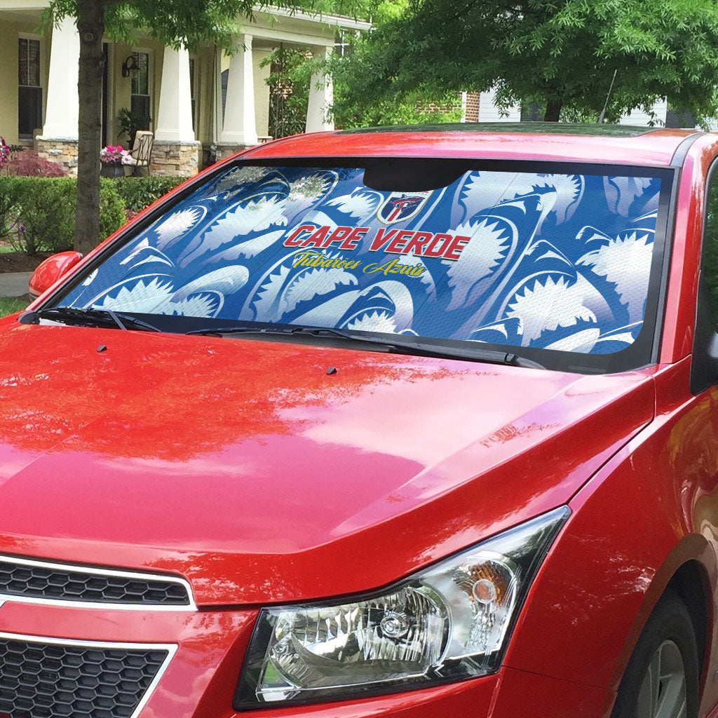 Football Cape Verde Blue Sharks Auto Sun Shade Rise Again Island