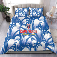 Football Cape Verde Blue Sharks Bedding Set Rise Again Island
