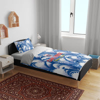 Football Cape Verde Blue Sharks Bedding Set Rise Again Island