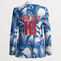 Custom Football Cape Verde Blue Sharks Blazer Rise Again Island