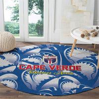 Football Cape Verde Blue Sharks Round Carpet Rise Again Island