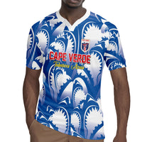 Custom Football Cape Verde Blue Sharks Rugby Jersey Rise Again Island