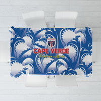 Football Cape Verde Blue Sharks Tablecloth Rise Again Island