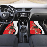 Chile Lapageria Rosea Car Mats With Flag Color - Wonder Print Shop