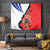 Chile Lapageria Rosea Tapestry With Flag Color - Wonder Print Shop
