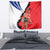 Chile Lapageria Rosea Tapestry With Flag Color - Wonder Print Shop