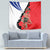 Chile Lapageria Rosea Tapestry With Flag Color - Wonder Print Shop