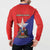 Chile Coat Of Arms Button Sweatshirt With Flag Style - Wonder Print Shop