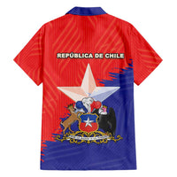 Chile Coat Of Arms Family Matching Short Sleeve Bodycon Dress and Hawaiian Shirt With Flag Style - Wonder Print Shop