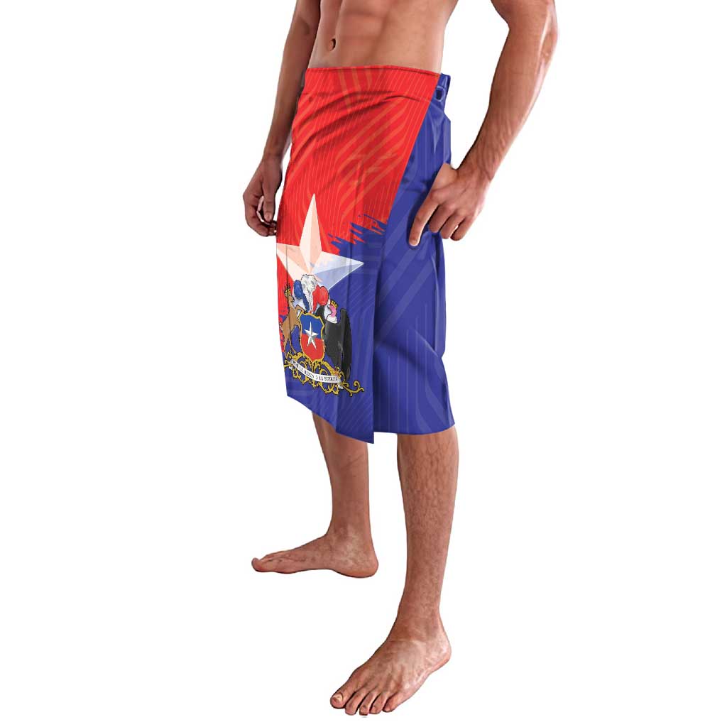 Chile Coat Of Arms Lavalava With Flag Style - Wonder Print Shop