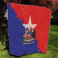 Chile Coat Of Arms Quilt With Flag Style - Wonder Print Shop