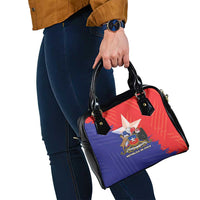 Chile Coat Of Arms Shoulder Handbag With Flag Style