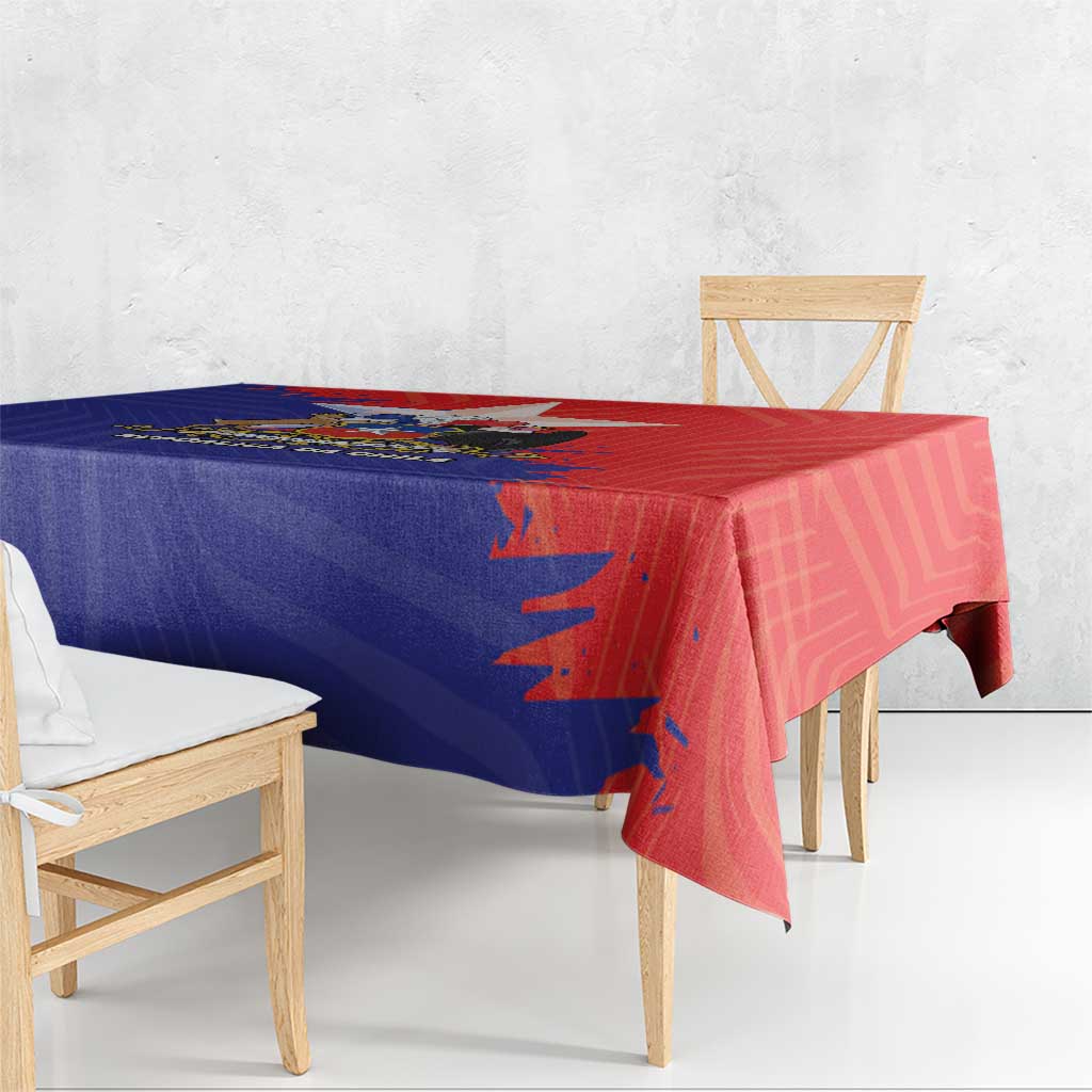 Chile Coat Of Arms Tablecloth With Flag Style - Wonder Print Shop