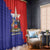 Chile Coat Of Arms Window Curtain With Flag Style - Wonder Print Shop