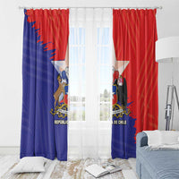 Chile Coat Of Arms Window Curtain With Flag Style - Wonder Print Shop
