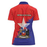 Chile Coat Of Arms Women Polo Shirt With Flag Style - Wonder Print Shop