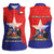 Chile Coat Of Arms Women Sleeveless Polo Shirt With Flag Style - Wonder Print Shop