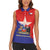 Chile Coat Of Arms Women Sleeveless Polo Shirt With Flag Style - Wonder Print Shop