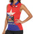 Chile Coat Of Arms Women Sleeveless Polo Shirt With Flag Style - Wonder Print Shop