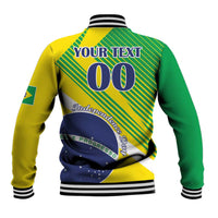 Custom Brazil Independence Day Baseball Jacket Toco Toucan Ordem e Progresso - Wonder Print Shop